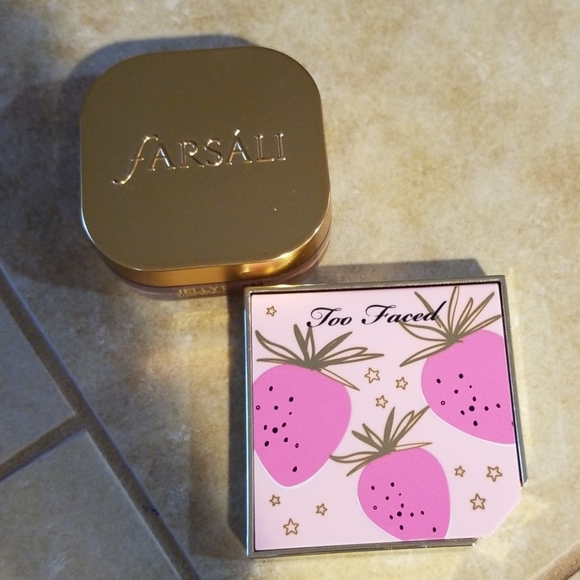 Other - Too faced blush highlight duo,farsali jelly beam